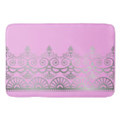 Silver Mehndi - Bath Mat (Voorkant)