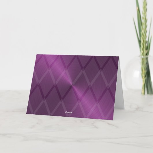 Silver Menorah Hanukkah Kaart (Achterkant)