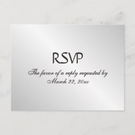 Silver Menu RSVP