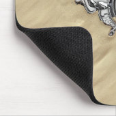 Silver Mermaid in het zand Decor Muismat (Hoek)