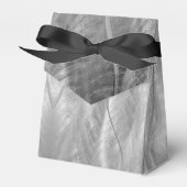 Silver Metal Abstract Bedankdoosjes (Voorkant Zijde)