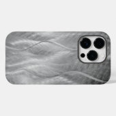 Silver Metal Abstract Case-Mate iPhone Case (Achterkant (horizontaal))