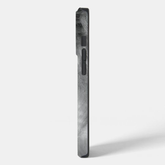 Silver Metal Abstract Case-Mate iPhone Case (Achterkant / Links)