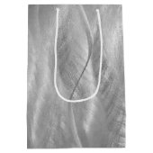 Silver Metal Abstract Medium Cadeauzakje (Achterkant)