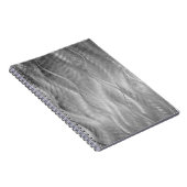 Silver Metal Abstract Notitieboek (Rechterzijde)