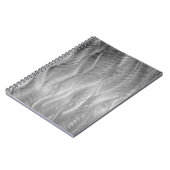 Silver Metal Abstract Notitieboek (Linkerzijde)
