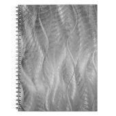 Silver Metal Abstract Notitieboek (Voorkant)