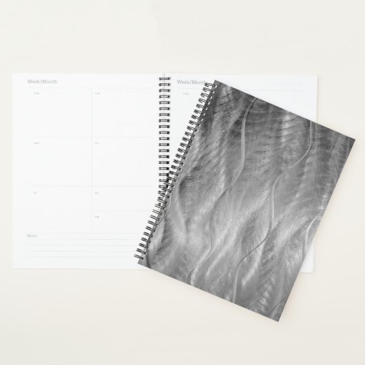 Silver Metal Abstract Planner (Display)
