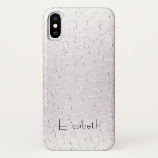 Silver Metal Bord Case-Mate iPhone Case (Achterkant)
