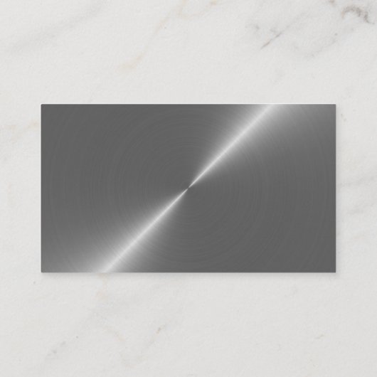 Silver Metal Effect Gratis Drinken Ticket Kaart (Achterkant)