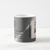 Silver Metal Effect, Podcaster, Podcast Advertenti Koffiemok (Center)