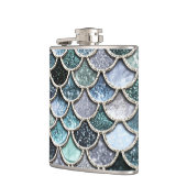 Silver Metal Foil Glitter Mermaidscales Scales Heupfles (Links)