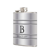 Silver Metal Heupfles (Links)