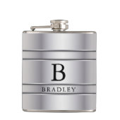 Silver Metal Heupfles (Voorkant)