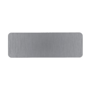 Silver Metal Kijk Etiket