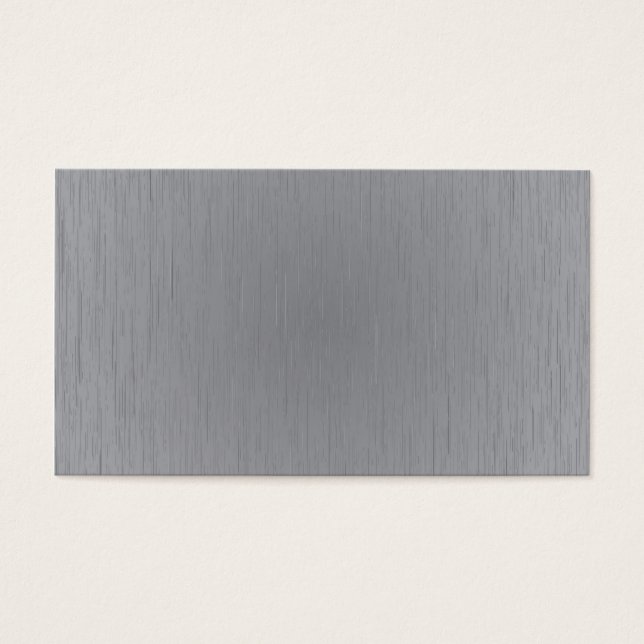 Silver Metal Kijk Visitekaartjes (Voorkant)