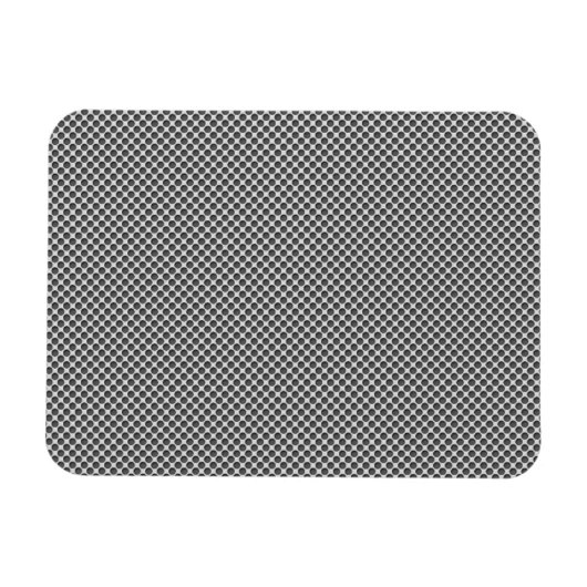 Silver Metal met holte Patroon Magneet (Horizontaal)