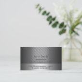 Silver Metal Meteorological Visitekaartje (Staand voorkant)