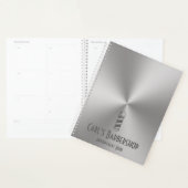 Silver Metal Note Barbershop Benoeming Book Planner (Display)