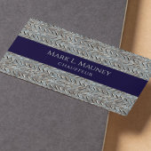 Silver Metal Plater Chauffeur Driver Professional Visitekaartje