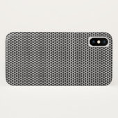 Silver Metal Screen Pattern Case-Mate iPhone Case (Achterkant (horizontaal))