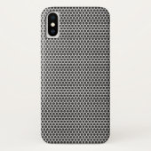 Silver Metal Screen Pattern Case-Mate iPhone Case (Achterkant)