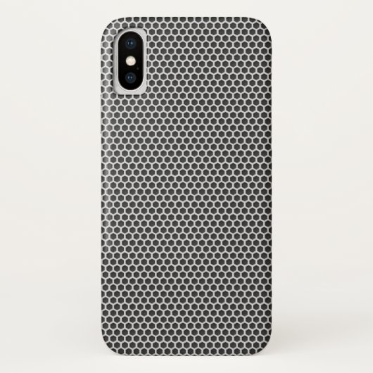 Silver Metal Screen Pattern Case-Mate iPhone Case (Achterkant)