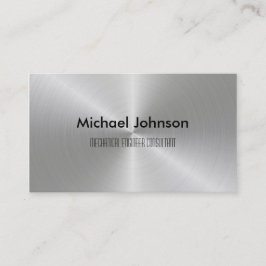 Silver Metal Shine - Visitekaartje