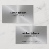 Silver Metal Shine - Visitekaartje (Voorkant / Achterkant)