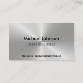 Silver Metal Shine - Visitekaartje (Achterkant)