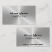 Silver Metal Shine - Visitekaartje (Voorkant / Achterkant)
