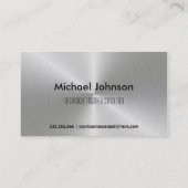 Silver Metal Shine - Visitekaartje (Achterkant)