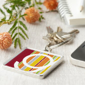 Silver metal-sleutelhanger met zuiver SCD-logo op Sleutelhanger (Zijkant)