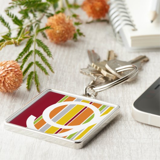 Silver metal-sleutelhanger met zuiver SCD-logo op Sleutelhanger (Zijkant)