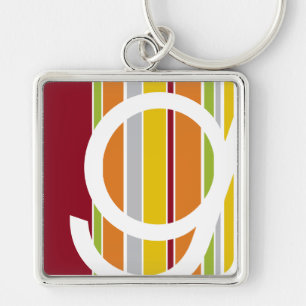 Silver metal-sleutelhanger met zuiver SCD-logo op  Sleutelhanger