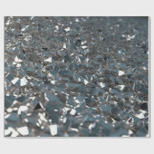 Silver Metal Texture 2 Cadeaupapier (Vlak)