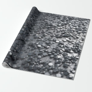 Silver Metal Texture Cadeaupapier