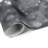 Silver Metal Texture Cadeaupapier (Rol Hoek)