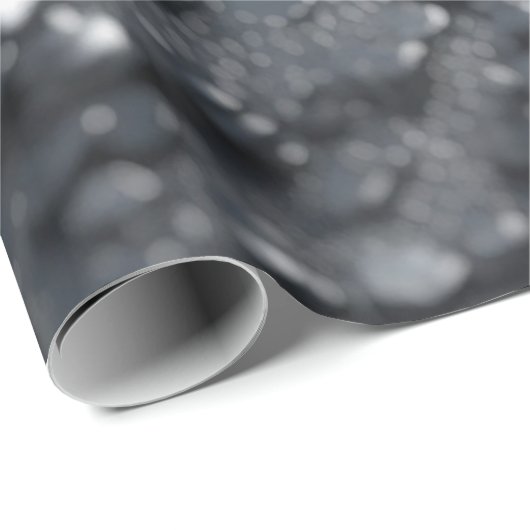 Silver Metal Texture Cadeaupapier (Rol Hoek)