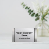 Silver Metal Watch Visitekaartjes (Staand voorkant)