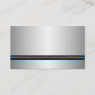 Silver Metal Watch Visitekaartjes