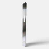 Silver Metal Wave Case-Mate iPhone Case (Achterkant / Rechts)