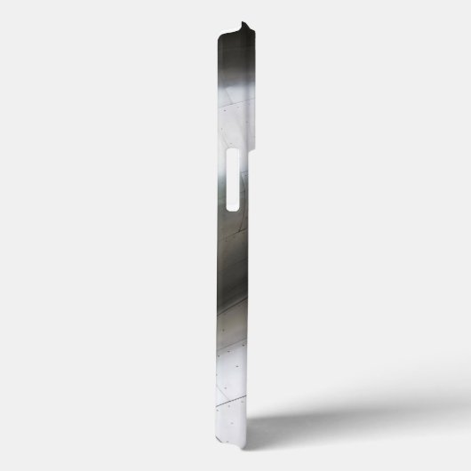 Silver Metal Wave Case-Mate iPhone Case (Achterkant / Rechts)