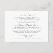 Silver Metal Wereldkaart Hotel Travel Information Informatiekaartje (Achterkant)