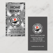 Silver Metal Works Home Reparatie Visitekaartje (Voorkant / Achterkant)