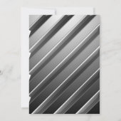 Silver Metallic 40th Birthday Kaart (Achterkant)