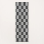 Silver Metallic Abstracte mand weve legant Yogamat (Voorkant)