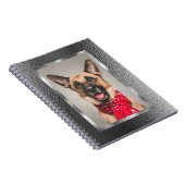 Silver Metallic Custom Photo Spiral Notitieboek (Rechterzijde)