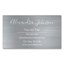 Silver Metallic Folie Moderne Professional