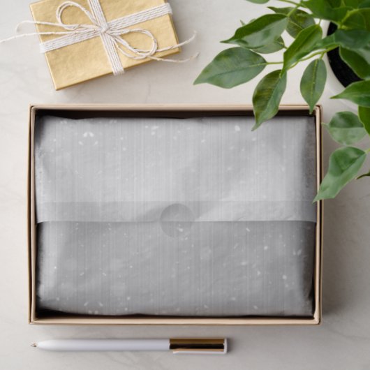 Silver Metallic Folie White Sneeuwkerst Tissuepapier (Geschenk)